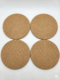 Custom Laser Engraved 4" Cork Coasters | Set of 4 | Fully Personalized