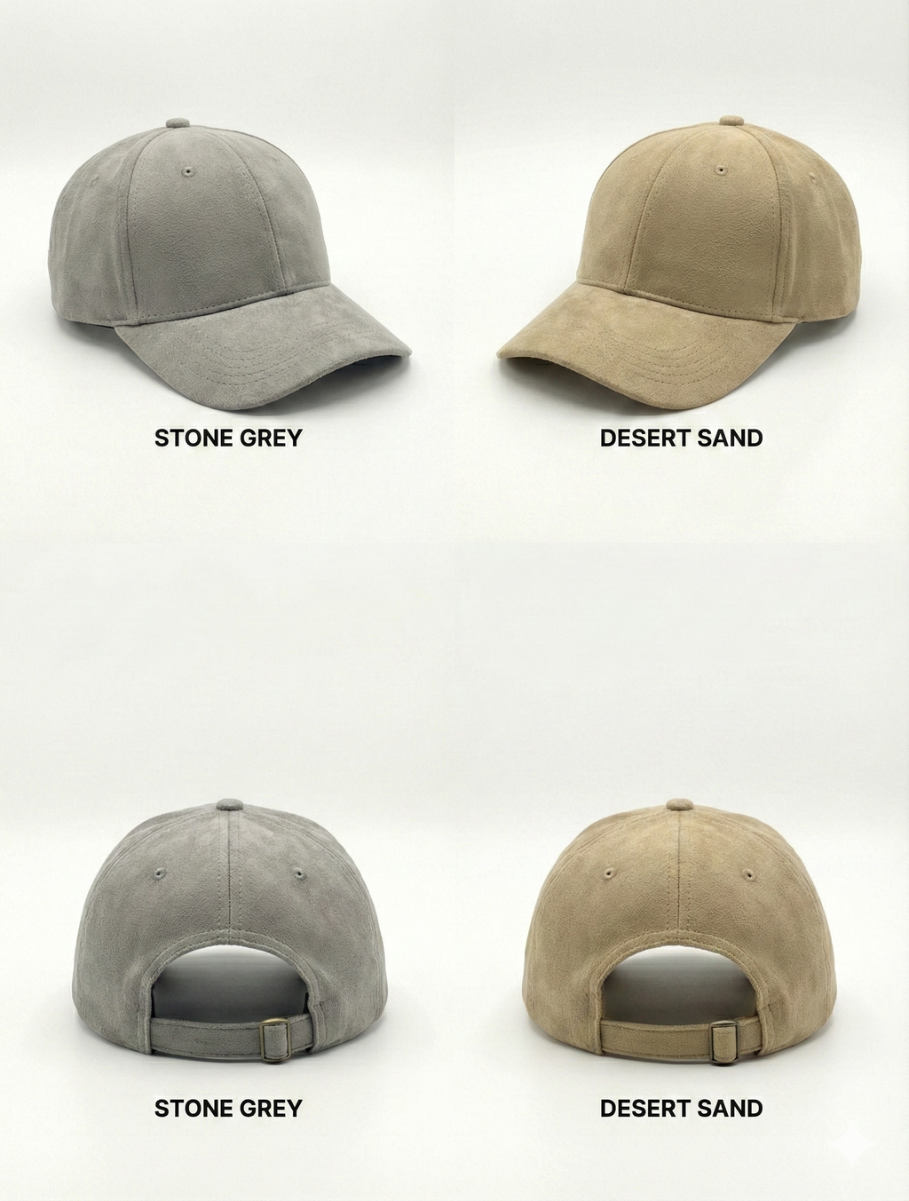 Custom Laser Engraved Faux Suede Baseball Cap | Vintage Style | Adjustable Fit