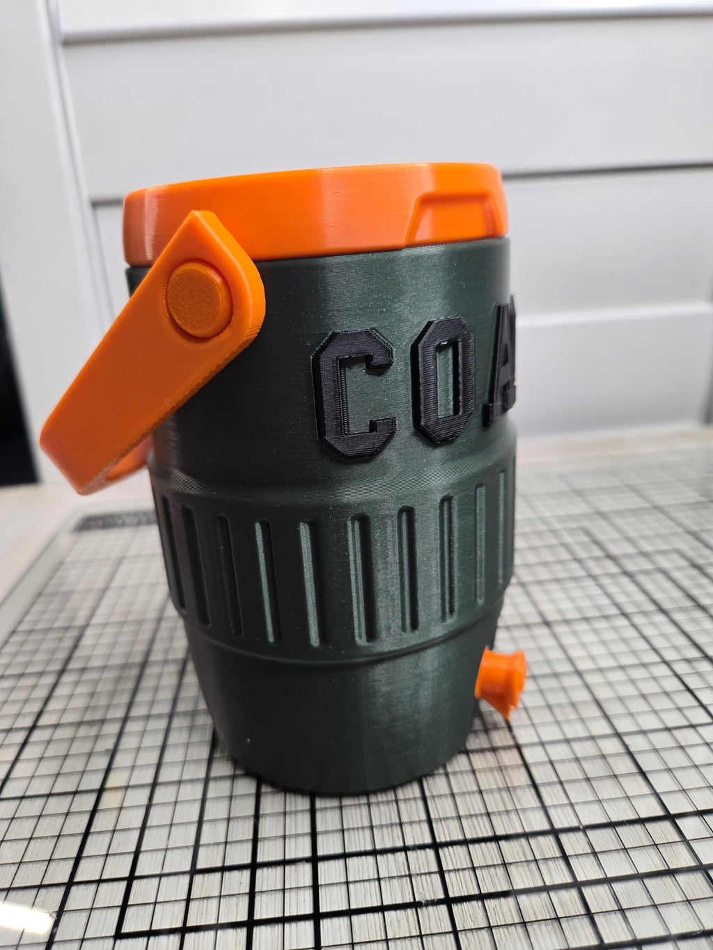 Mini Cooler Can Coolie Holder with Snap on Lid with Straw Hole 12oz