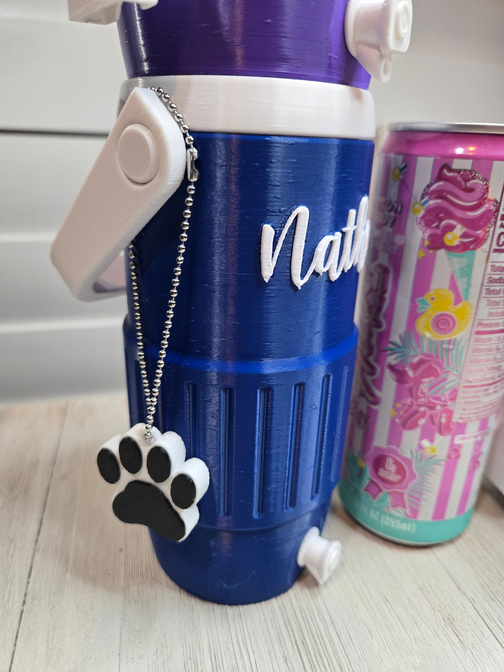 Mini Sports Coolers Can Coolies with Name and Tab Popper 20 oz Skinny Energy Drinks