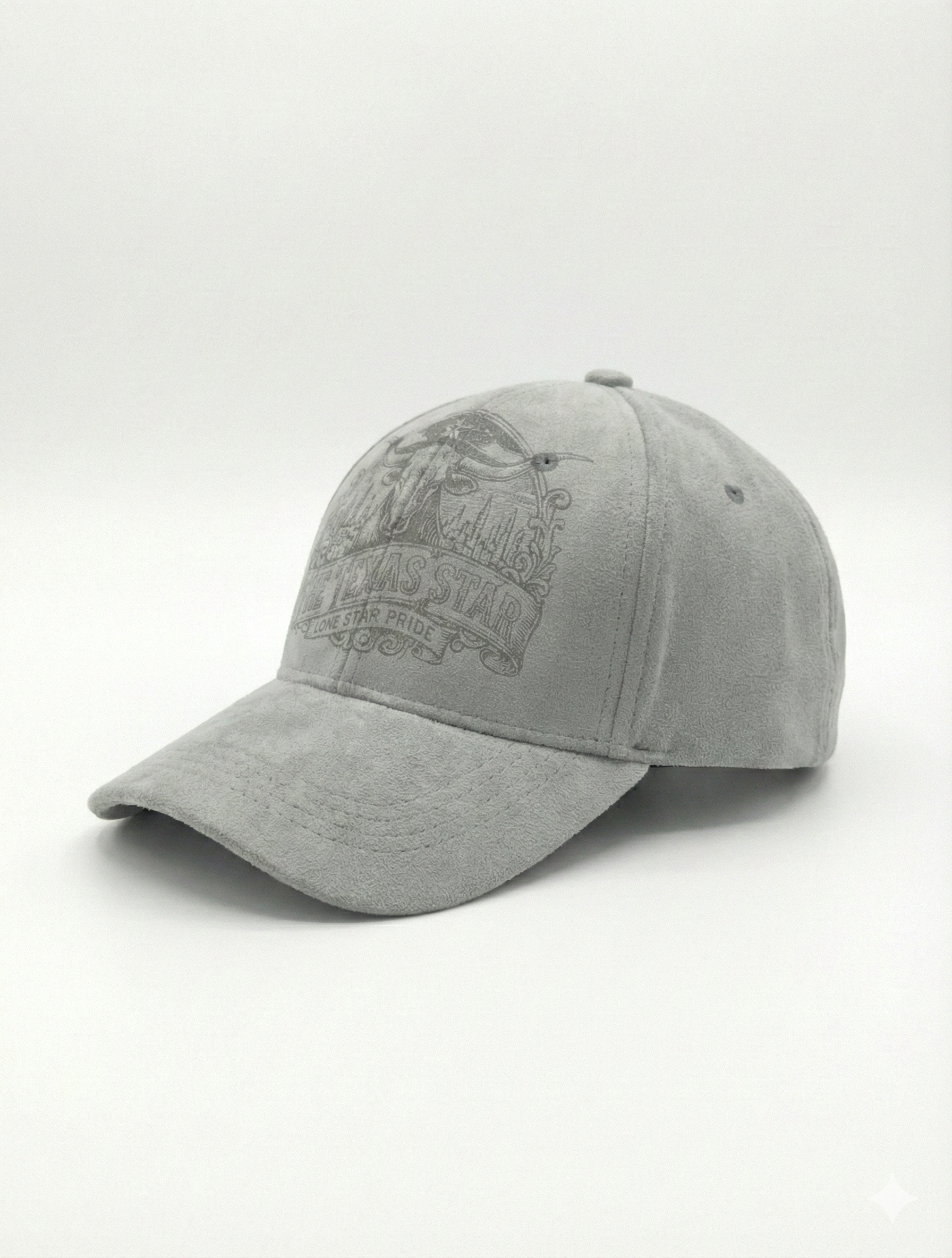 "The Texas Star" Laser Engraved Suede Cap | Longhorn, Alamo & Oil Field Tribute