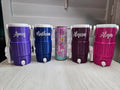 Mini Sports Coolers Can Coolies with Name and Tab Popper 20 oz Skinny Energy Drinks