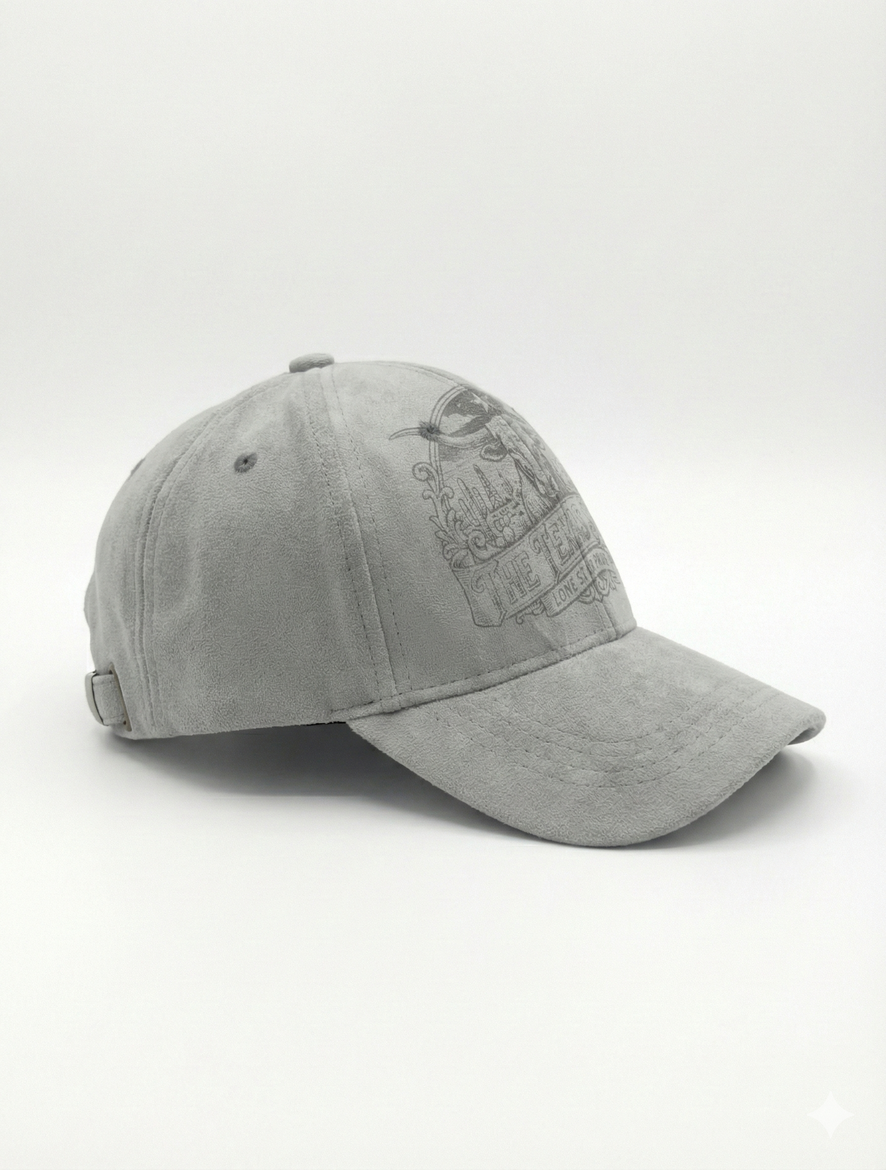 "The Texas Star" Laser Engraved Suede Cap | Longhorn, Alamo & Oil Field Tribute